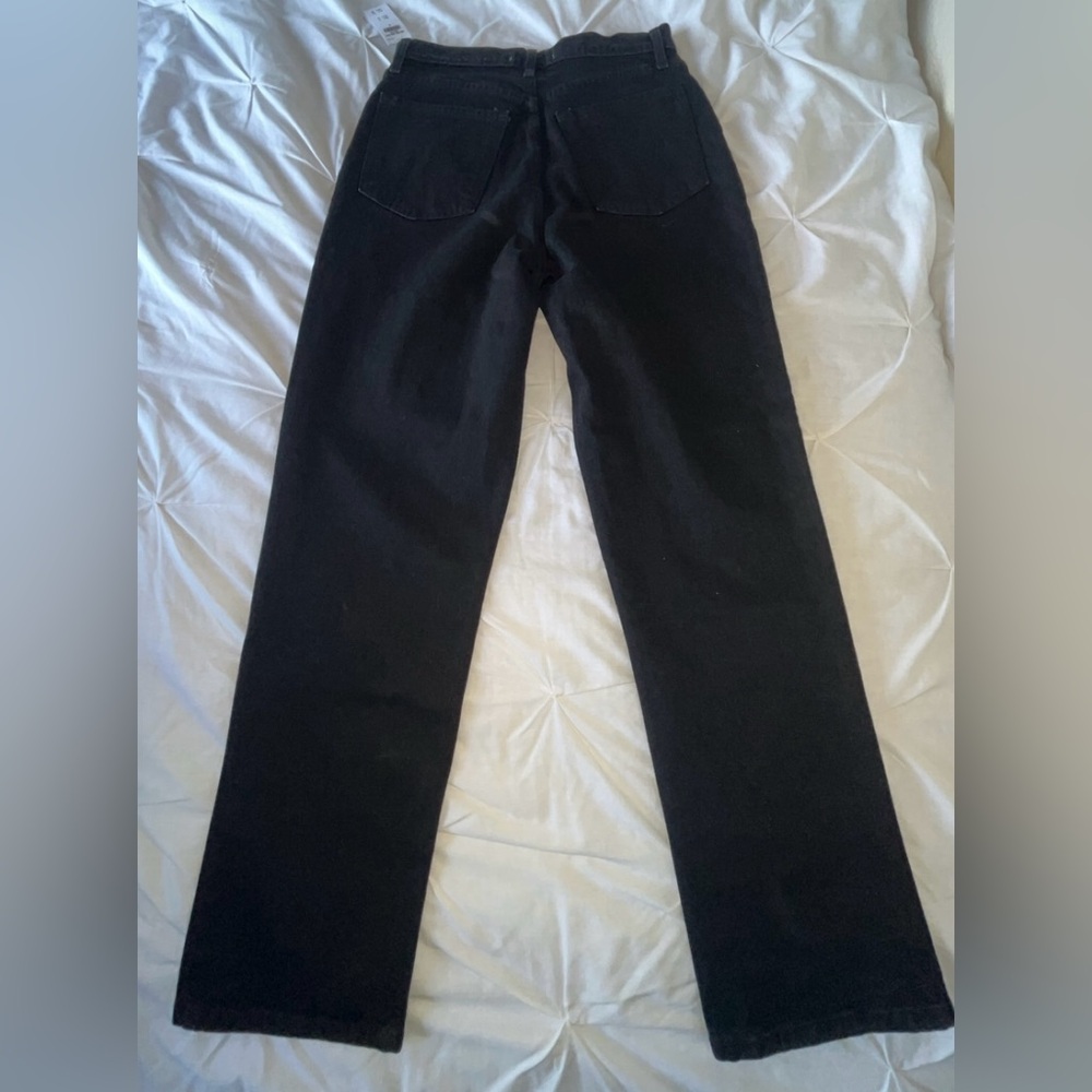 NWT Abercrombie & Fitch Curve Love 90’s Straight Ultra High-Rise SIZE 30 / 10R - Picture 5 of 6